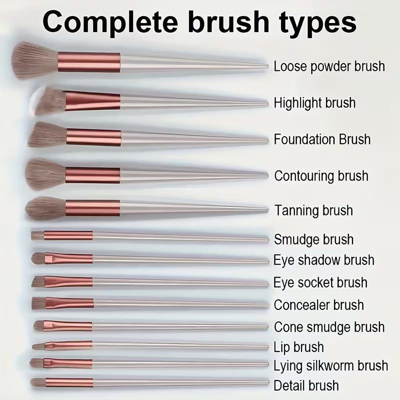 13pcs Professional Makeup Brush Set
