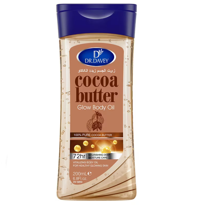 Body Oil with Cocoa Butter Glow for Body Care
