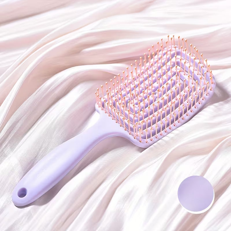 Elastic Backcomb Comb - Purple