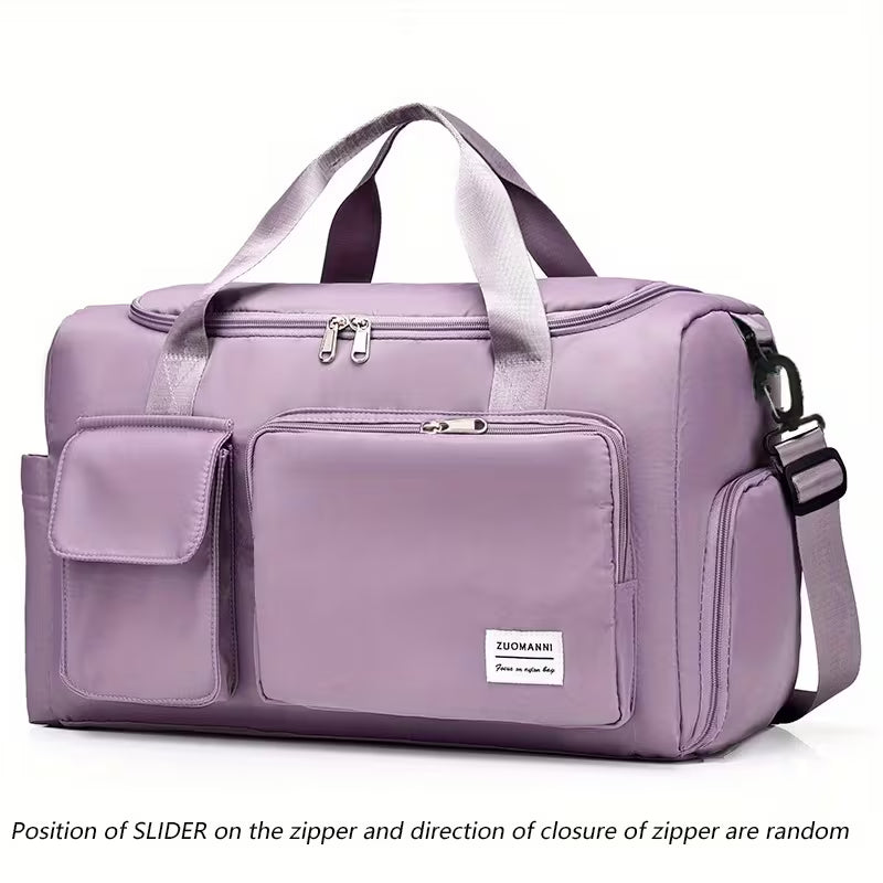 Purple Large Capacity Travel Bag