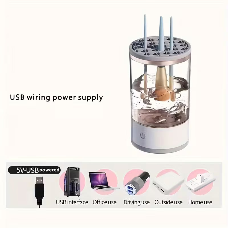 Portable Electric Makeup Brush Cleaner