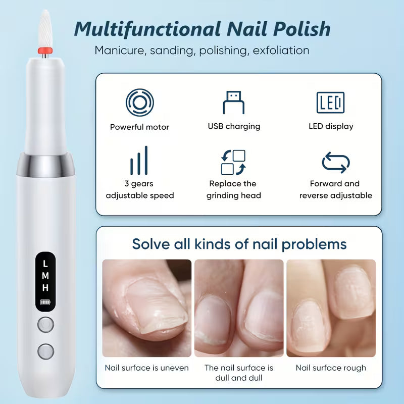 Professional Electric Nail Drill Polishing Machine