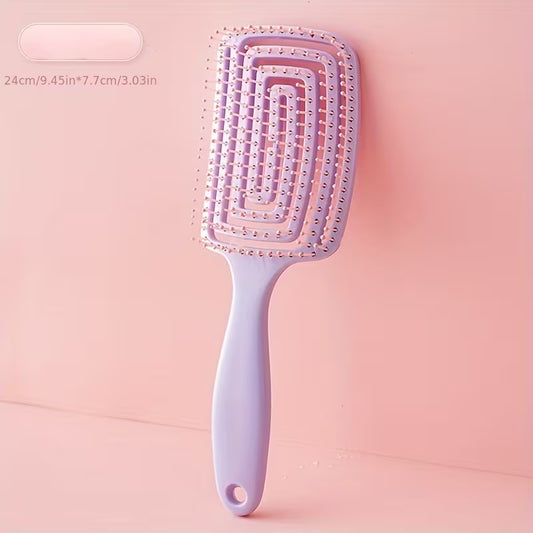 Elastic Backcomb Comb - Purple