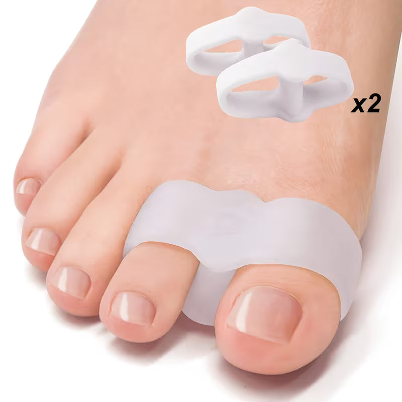2pcs Soft Gel Toe Separators