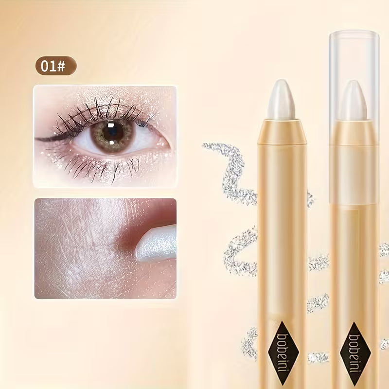 Glitter Highlighter Eyeshadow Pencil – Double-Ended Shimmer Makeup Stick